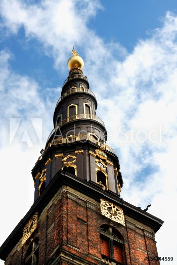 Picture of Church of Our Saviour Vor Frelsers Kirke in Copenhagen Denmark